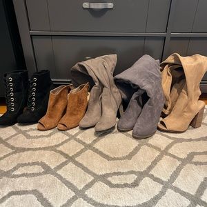 **SOLD**Fall boot haul! 5 pairs $100 for all or OBO.